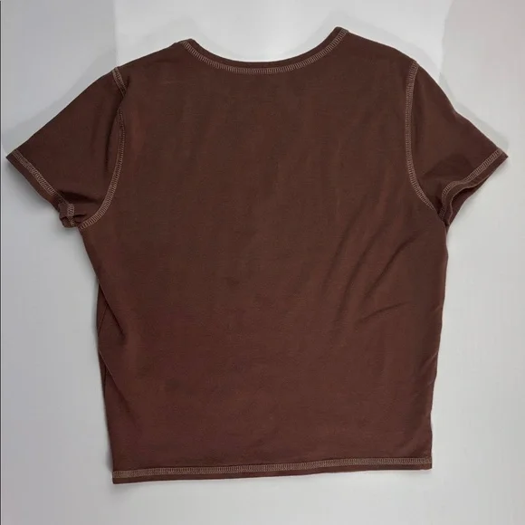 Hollister baby tee brown - Picture 4 of 8